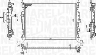 Magneti Marelli 350213199600 - Hladnjak, hladjenje motora www.molydon.hr