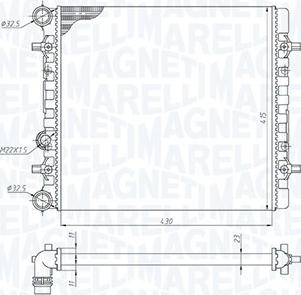 Magneti Marelli 350213190900 - Hladnjak, hladjenje motora www.molydon.hr