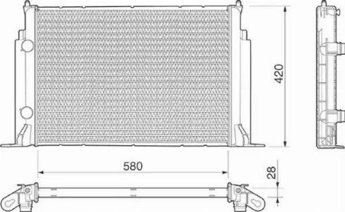 Magneti Marelli 350213190000 - Hladnjak, hladjenje motora www.molydon.hr