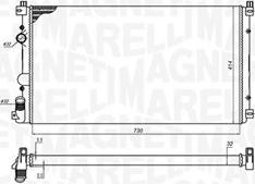 Magneti Marelli 350213198800 - Hladnjak, hladjenje motora www.molydon.hr