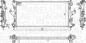 Magneti Marelli 350213198200 - Hladnjak, hladjenje motora www.molydon.hr