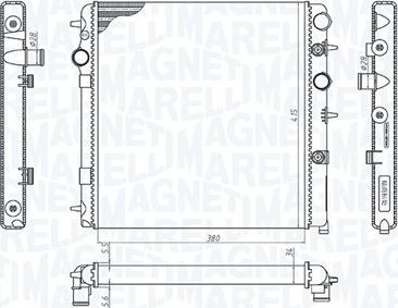 Magneti Marelli 350213198700 - Hladnjak, hladjenje motora www.molydon.hr