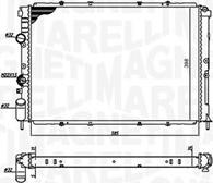 Magneti Marelli 350213193600 - Hladnjak, hladjenje motora www.molydon.hr