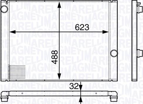 Magneti Marelli 350213142900 - Hladnjak, hladjenje motora www.molydon.hr