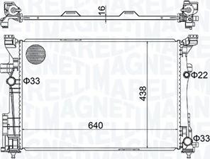 Magneti Marelli 350213158600 - Hladnjak, hladjenje motora www.molydon.hr