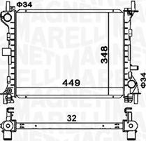 Magneti Marelli 350213160300 - Hladnjak, hladjenje motora www.molydon.hr