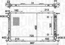 Magneti Marelli 350213161800 - Hladnjak, hladjenje motora www.molydon.hr