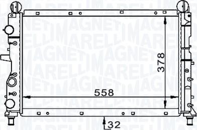 Magneti Marelli 350213168900 - Hladnjak, hladjenje motora www.molydon.hr