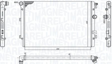 Magneti Marelli 350213167400 - Hladnjak, hladjenje motora www.molydon.hr