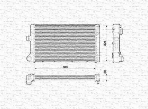 Magneti Marelli 350213167000 - Hladnjak, hladjenje motora www.molydon.hr