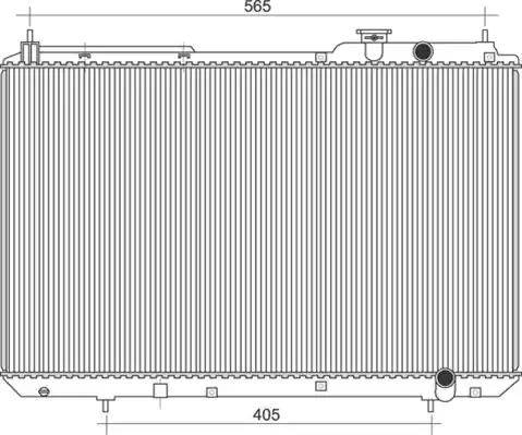 Magneti Marelli 350213109900 - Hladnjak, hladjenje motora www.molydon.hr