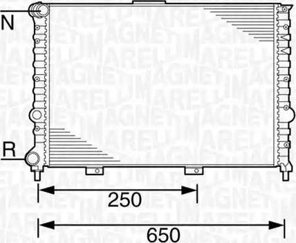 Magneti Marelli 350213100500 - Hladnjak, hladjenje motora www.molydon.hr