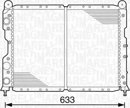 Magneti Marelli 350213100100 - Hladnjak, hladjenje motora www.molydon.hr