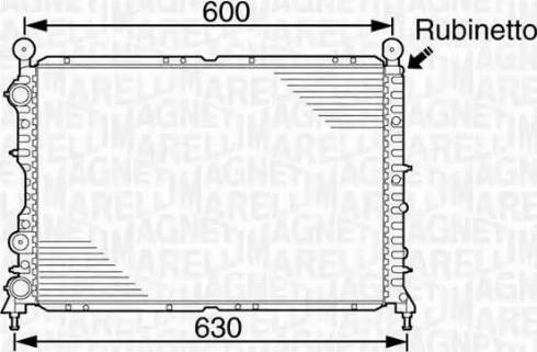 Magneti Marelli 350213100200 - Hladnjak, hladjenje motora www.molydon.hr