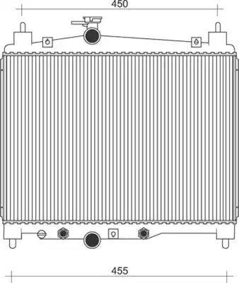 Magneti Marelli 350213103900 - Hladnjak, hladjenje motora www.molydon.hr