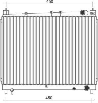 Magneti Marelli 350213103600 - Hladnjak, hladjenje motora www.molydon.hr