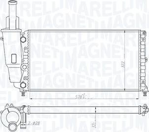 Magneti Marelli 350213114000 - Hladnjak, hladjenje motora www.molydon.hr