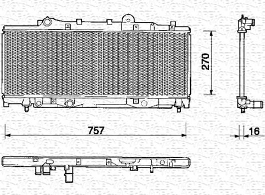 Magneti Marelli 350213115000 - Hladnjak, hladjenje motora www.molydon.hr