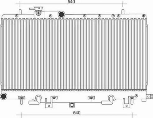 Magneti Marelli 350213115200 - Hladnjak, hladjenje motora www.molydon.hr