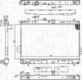 Magneti Marelli 350213110400 - Hladnjak, hladjenje motora www.molydon.hr