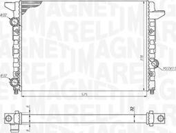 Magneti Marelli 350213185400 - Hladnjak, hladjenje motora www.molydon.hr