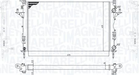 Magneti Marelli 350213185800 - Hladnjak, hladjenje motora www.molydon.hr