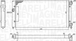 Magneti Marelli 350213185300 - Hladnjak, hladjenje motora www.molydon.hr