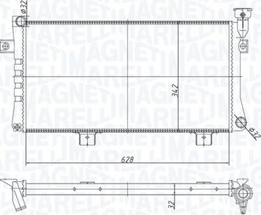 Magneti Marelli 350213180600 - Hladnjak, hladjenje motora www.molydon.hr