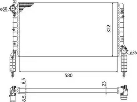 Magneti Marelli 350213180003 - Hladnjak, hladjenje motora www.molydon.hr