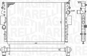 Magneti Marelli 350213183800 - Hladnjak, hladjenje motora www.molydon.hr