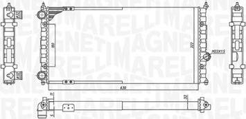 Magneti Marelli 350213187800 - Hladnjak, hladjenje motora www.molydon.hr