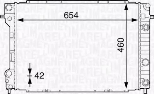 Magneti Marelli 350213130900 - Hladnjak, hladjenje motora www.molydon.hr