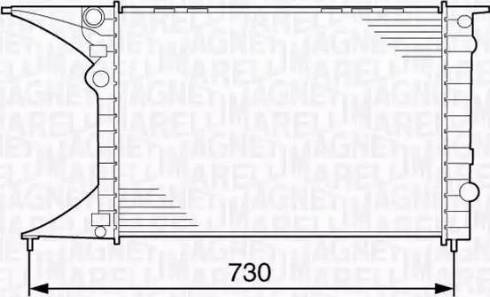 Magneti Marelli 350213130700 - Hladnjak, hladjenje motora www.molydon.hr