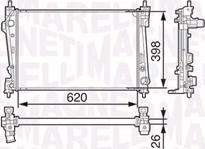 Magneti Marelli 350213131200 - Hladnjak, hladjenje motora www.molydon.hr