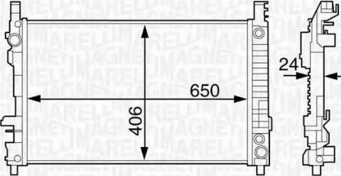 Magneti Marelli 350213126300 - Hladnjak, hladjenje motora www.molydon.hr