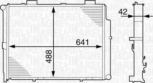 Magneti Marelli 350213122600 - Hladnjak, hladjenje motora www.molydon.hr