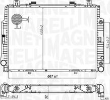 Magneti Marelli 350213174700 - Hladnjak, hladjenje motora www.molydon.hr