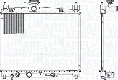 Magneti Marelli 350213176300 - Hladnjak, hladjenje motora www.molydon.hr