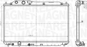 Magneti Marelli 350213178700 - Hladnjak, hladjenje motora www.molydon.hr