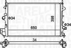 Magneti Marelli 350213173700 - Hladnjak, hladjenje motora www.molydon.hr