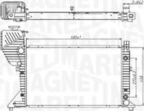 Magneti Marelli 350213177500 - Hladnjak, hladjenje motora www.molydon.hr