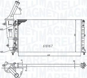 Magneti Marelli 350213177000 - Hladnjak, hladjenje motora www.molydon.hr