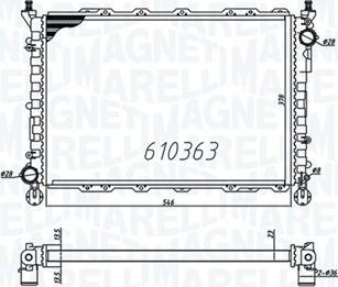 Magneti Marelli 350213832000 - Hladnjak, hladjenje motora www.molydon.hr