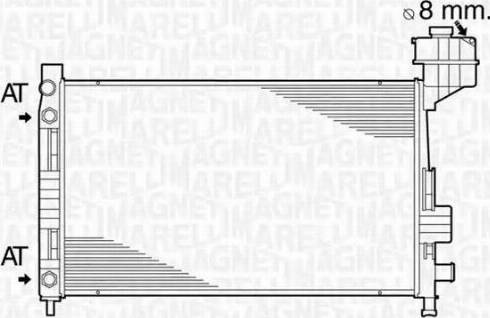 Magneti Marelli 350213822000 - Hladnjak, hladjenje motora www.molydon.hr