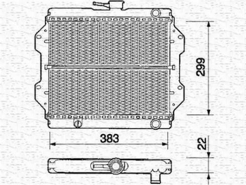 Magneti Marelli 350213367000 - Hladnjak, hladjenje motora www.molydon.hr