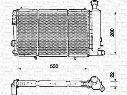 Magneti Marelli 350213310000 - Hladnjak, hladjenje motora www.molydon.hr