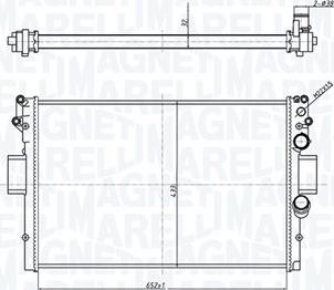 Magneti Marelli 350213209400 - Hladnjak, hladjenje motora www.molydon.hr