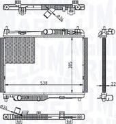 Magneti Marelli 350213215600 - Hladnjak, hladjenje motora www.molydon.hr