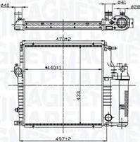 Magneti Marelli 350213211600 - Hladnjak, hladjenje motora www.molydon.hr