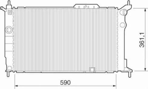 Magneti Marelli 350213277000 - Hladnjak, hladjenje motora www.molydon.hr